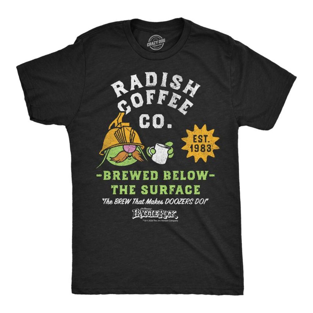 Mens T Shirts Radish Coffee Co Jim Henson's Fraggle Rock Tee